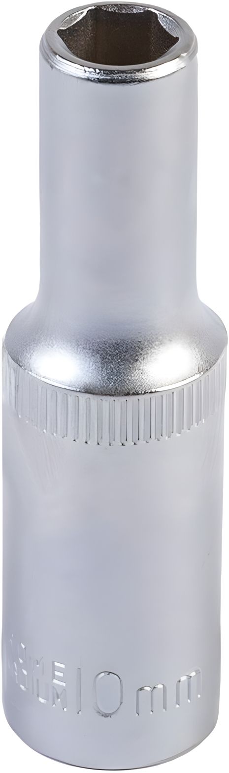 6-гранная удлиненная головка торцевая ½" 10 мм L 78 мм CrV MASTERTOOL 78-0510
