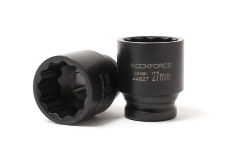 Головка ударная 33мм 1/2" 12гр. ROCKFORCE FORSAGE RF-44833 Головка ударная 33мм 1/2" 12гр. ROCKFORCE FORSAGE RF-44833