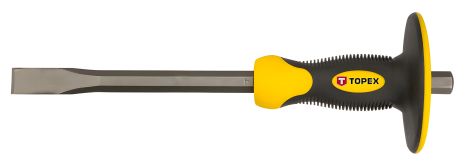 Зубило 300*16 мм с защитным пластиковым фартуком Topex 03A170