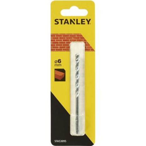 Свердло з цегли 6 мм STANLEY STA53095 Свердло з цегли 6 мм STANLEY STA53095