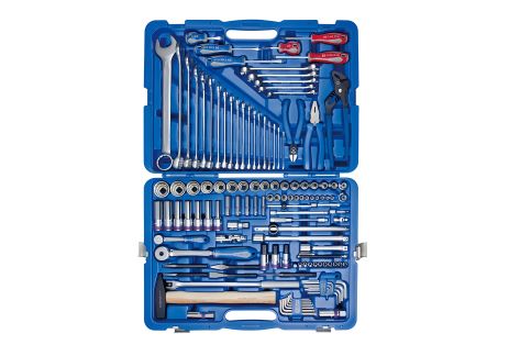 Универсальный набор инструментов 12-гранные 128 ед. 1/4"+1/2" KING TONY 7028MR Универсальный набор инструментов 12-гранные 128 ед. 1/4"+1/2" KING TONY 7028MR