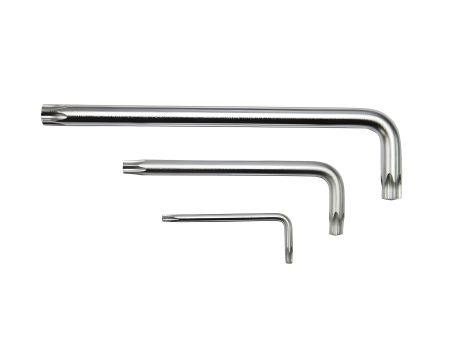 Ключ Г-подібний TORX довгий T40H з отвором ROCKFORCE FORSAGE RF-76740L