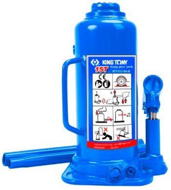 Домкрат бутылочный 15 Тонн KING TONY 9TY112-15A-B Домкрат бутылочный 15 Тонн KING TONY 9TY112-15A-B