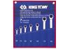 Гайкових ключів комбі з тріскачкою набір 7 шт. (10-19 мм) KING TONY 12107MRN Гайкових ключів комбі з тріскачкою набір 7 шт. (10-19 мм) KING TONY 12107MRN