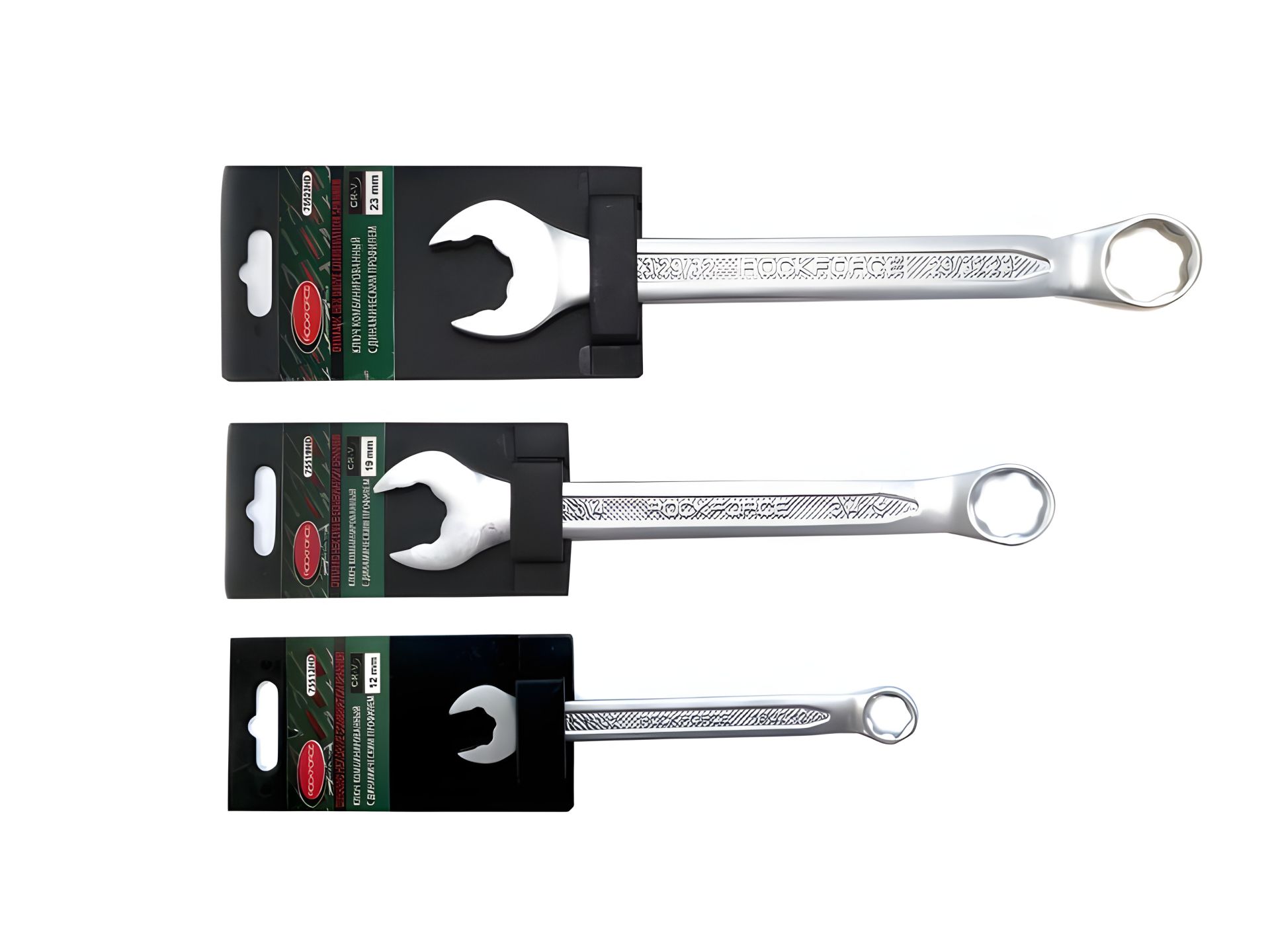 Комбінований ключ з динамічним профілем 25мм на пластиковому утримувачі ROCKFORCE FORSAGE RF-75525HD Комбінований ключ з динамічним профілем 25мм на пластиковому утримувачі ROCKFORCE FORSAGE RF-75525HD