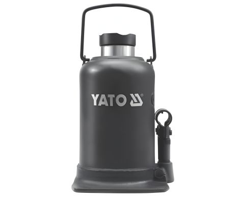 Бутылочный домкрат гидравлический 15 тонн 231 - 498 мм Yato YT-1706 Бутылочный домкрат гидравлический 15 тонн 231 - 498 мм Yato YT-1706