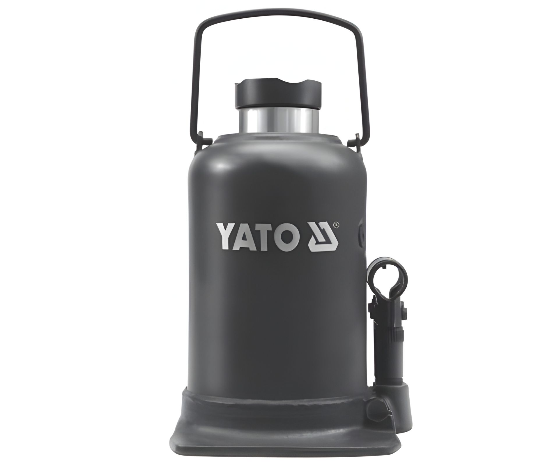 Бутылочный домкрат гидравлический 15 тонн 231 - 498 мм Yato YT-1706 Бутылочный домкрат гидравлический 15 тонн 231 - 498 мм Yato YT-1706