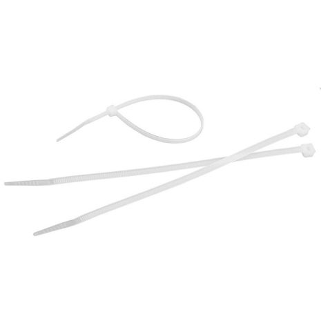 Нейлоновые стяжки белые 100 мм Tolsen 50105 Нейлоновые стяжки белые 100 мм Tolsen 50105