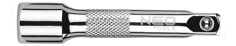 Подовжувач CrV сталь 3/8, 125 мм, DIN3123 NEO 08-152 Подовжувач CrV сталь 3/8, 125 мм, DIN3123 NEO 08-152
