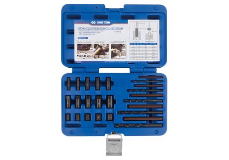 Набор экстракторов для сломанных шпилек, 25 элементов, KING TONY 11225SQ