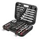 Інструментальний набір STORM, 1/2" + 1/4", Cr-V, 82 предмета, головки: 4-32 мм, біти 32 шт., ключі: 8-22 мм, кейс INTERTOOL ET-8082