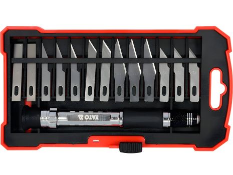 Ніж скальпель технічний із змінними лезами Yato YT-75140 Ніж скальпель технічний із змінними лезами Yato YT-75140