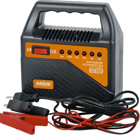 Зарядний пристрій для акумуляторів 60 А-год зі світлодіодною індикацією MIOL 82-000