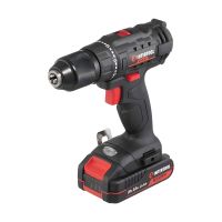 Шуруповерт-дрель аккумуляторная 20 В, 35 Nm, 0-450/0-1500 об/мин, Li-ion, 2-13 мм, 2,0 Ач, зарядное устройство 2 A, кейс INTERTOOL WT-0350