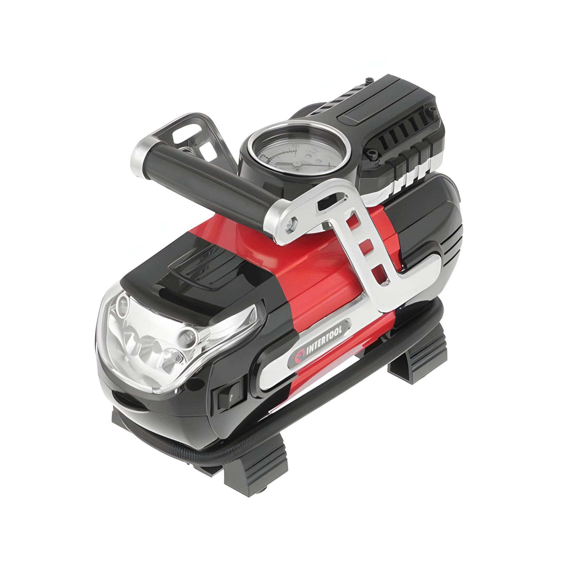 Автомобільний компресор INTERTOOL AC-0002, 12 В, один циліндр 30 мм Автомобільний компресор INTERTOOL AC-0002, 12 В, один циліндр 30 мм