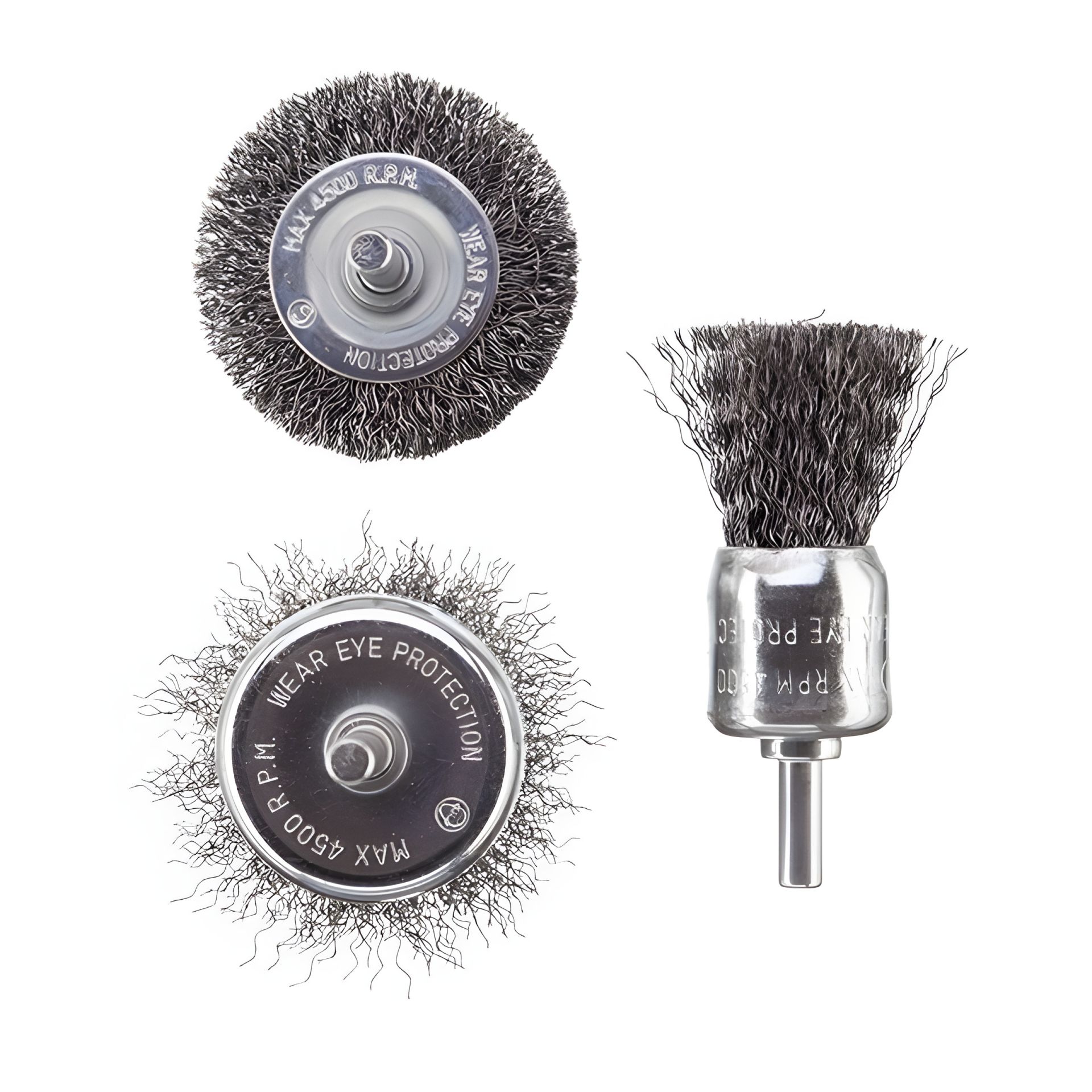 Комплект щіток дротяних для дриля, 3 од. (50, 50, 30 мм) INTERTOOL BT-0300 Комплект щіток дротяних для дриля, 3 од. (50, 50, 30 мм) INTERTOOL BT-0300