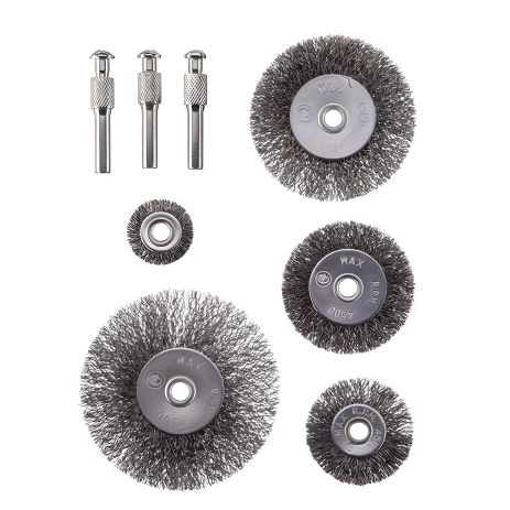 Набір дротяних щіток для дриля INTERTOOL BT-0500, 5 од. (25, 40, 50, 60, 75 мм) Набір дротяних щіток для дриля INTERTOOL BT-0500, 5 од. (25, 40, 50, 60, 75 мм)