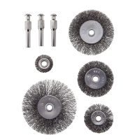 Проволочные щетки для дрели, набор 5 ед. INTERTOOL BT-0500 Проволочные щетки для дрели, набор 5 ед. INTERTOOL BT-0500