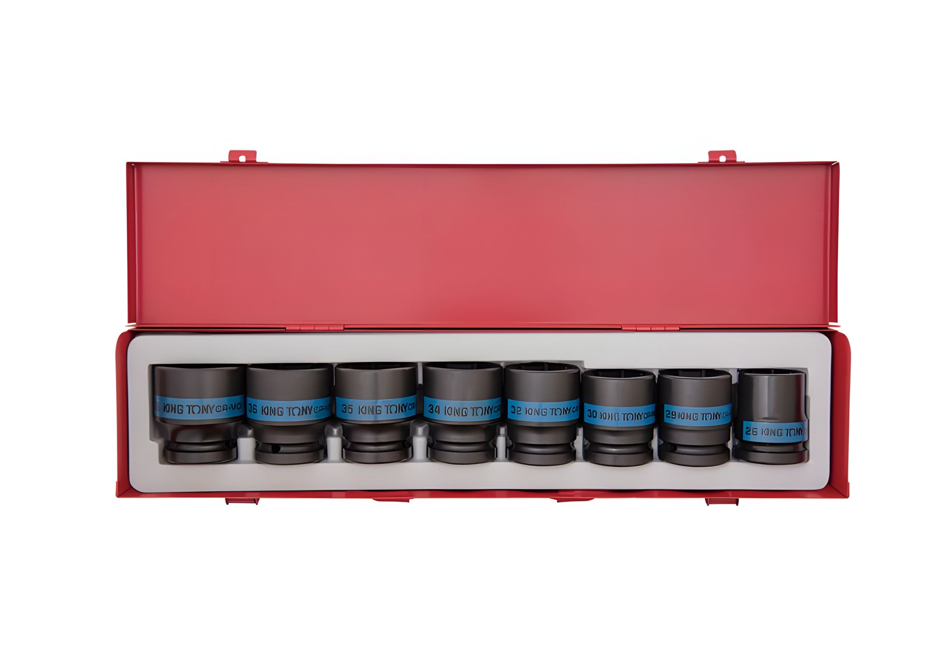 Набор ударных головок 3/4" 8 ед. шестигранные 21-41мм KING TONY 6409MP03 Набор ударных головок 3/4" 8 ед. шестигранные 21-41мм KING TONY 6409MP03