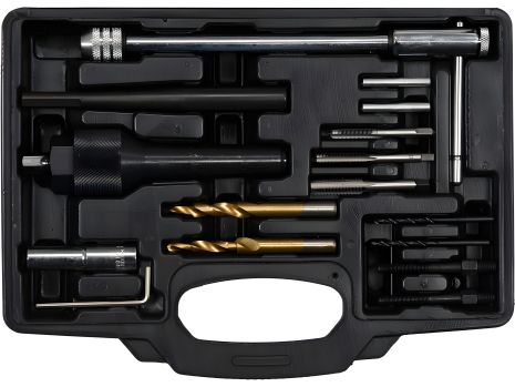 Набір Yato YT-05342 для демонтажу ушкоджених свічок запалювання, 16 од. Набір Yato YT-05342 для демонтажу ушкоджених свічок запалювання, 16 од.