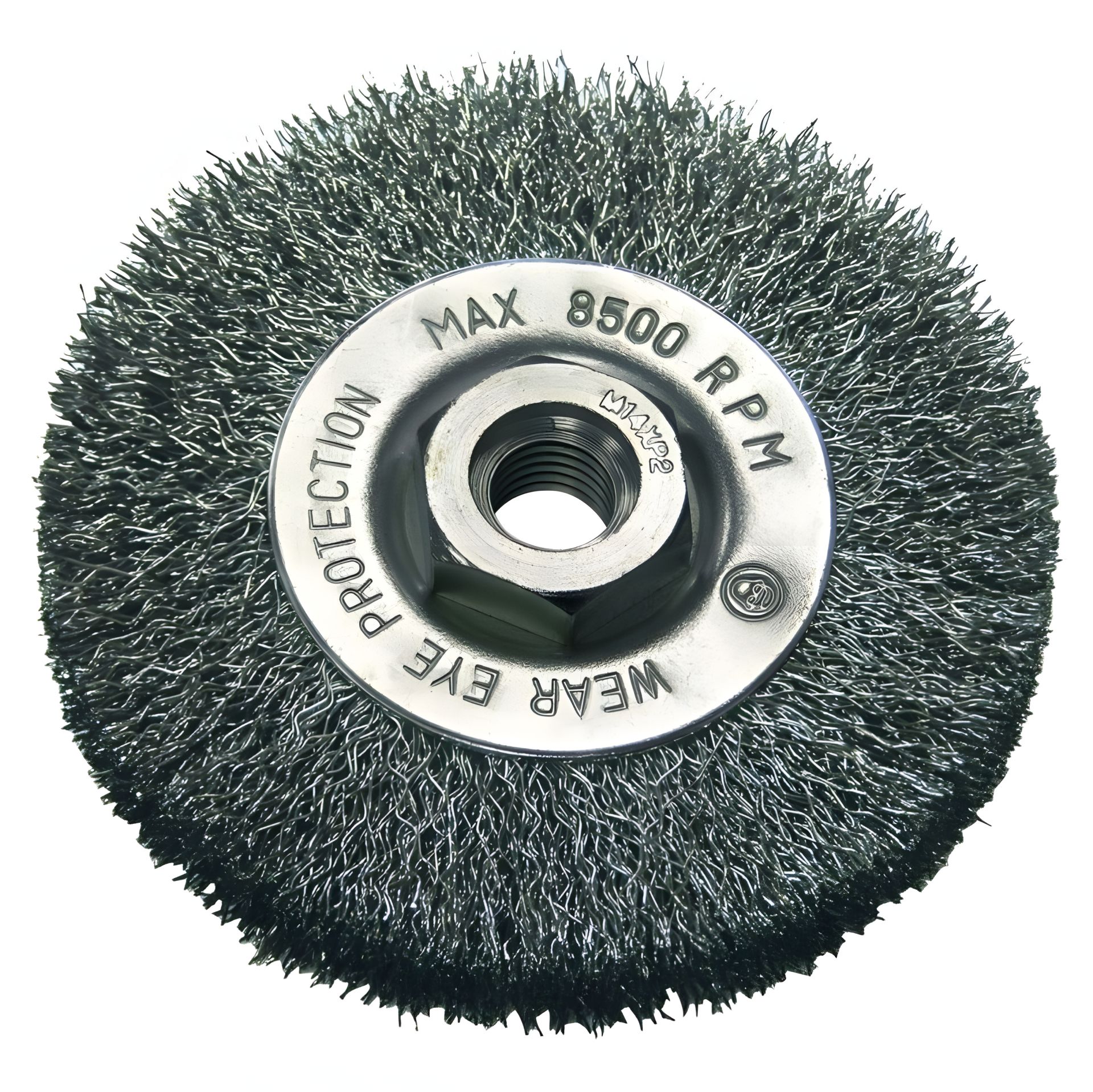 Щётка дисковая гофрированная 100мм (резьба М14), PROLINE 32520 Щётка дисковая гофрированная 100мм (резьба М14), PROLINE 32520