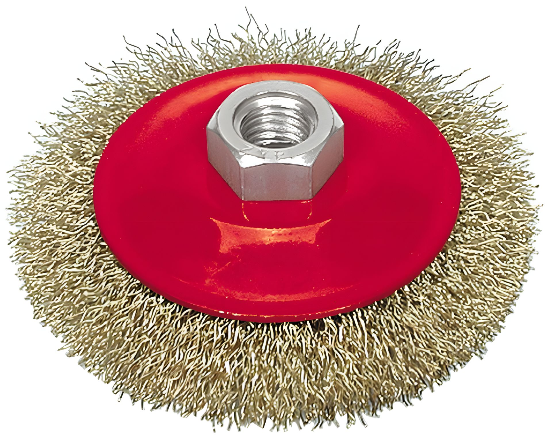 Плоска щітка-крацьовка з гайкою М14-115 мм Vorel 06973 Плоска щітка-крацьовка з гайкою М14-115 мм Vorel 06973