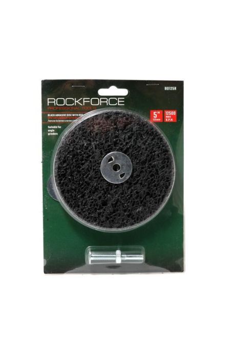 Круг абразивный обдирочный 125мм для дрели, в блистере ROCKFORCE FORSAGE RF-BD125R