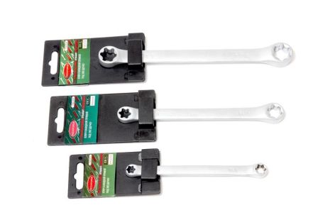Ключ накидной Е-профиль Е6хЕ8, на пластиковом держателе ROCKFORCE RF-7560608 Ключ накидной Е-профиль Е6хЕ8, на пластиковом держателе ROCKFORCE RF-7560608