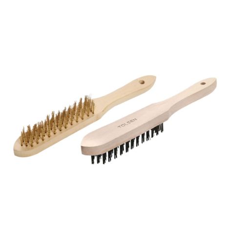 Щетка с деревянной ручкой 4 ряда Tolsen 32062