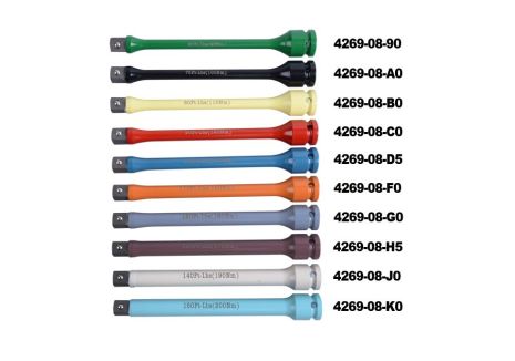 Подовжувач 1/2" 195 мм ударний моментний на 100 NM KING TONY 4269-08-A0