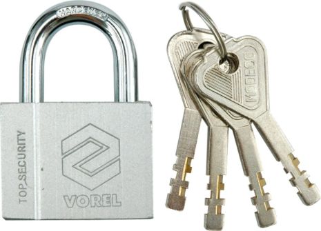 Замок навесной чугунный 50 мм Vorel 77231 Замок навесной чугунный 50 мм Vorel 77231