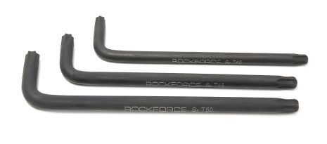 Ключ Г-образный TORX длинный с шаром T25 ROCKFORCE FORSAGE RF-76625BL