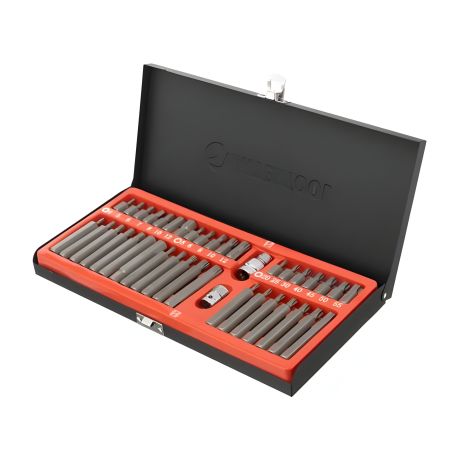 Набор звезд и шестигранников STORM, Cr-V, 40 ед. (TORX, HEX, SPLINE) от INTERTOOL ET-8040