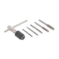 Набор метчиков с Т-образным держателем 6 ед (M4,M5,M6,M8,M10) INTERTOOL SD-8018