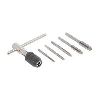 Набор метчиков с Т-образным держателем INTERTOOL SD-8018, 6 шт.