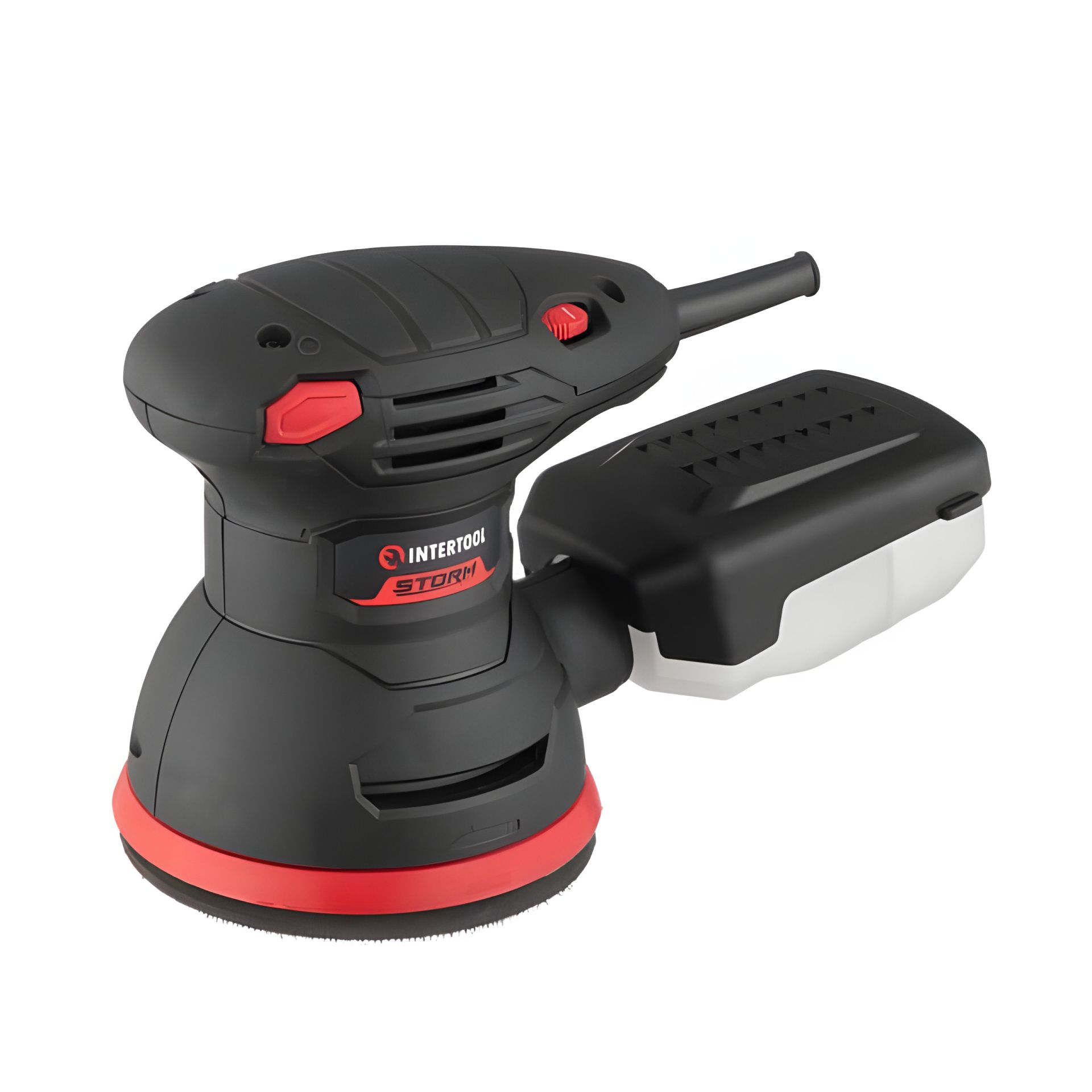 Ексцентрикова шліфмашина, 0,3 кВт, 5000-12000 об/хв, 125 мм, хід ексцентрика 2 мм, STORM INTERTOOL WT-0541 Ексцентрикова шліфмашина, 0,3 кВт, 5000-12000 об/хв, 125 мм, хід ексцентрика 2 мм, STORM INTERTOOL WT-0541