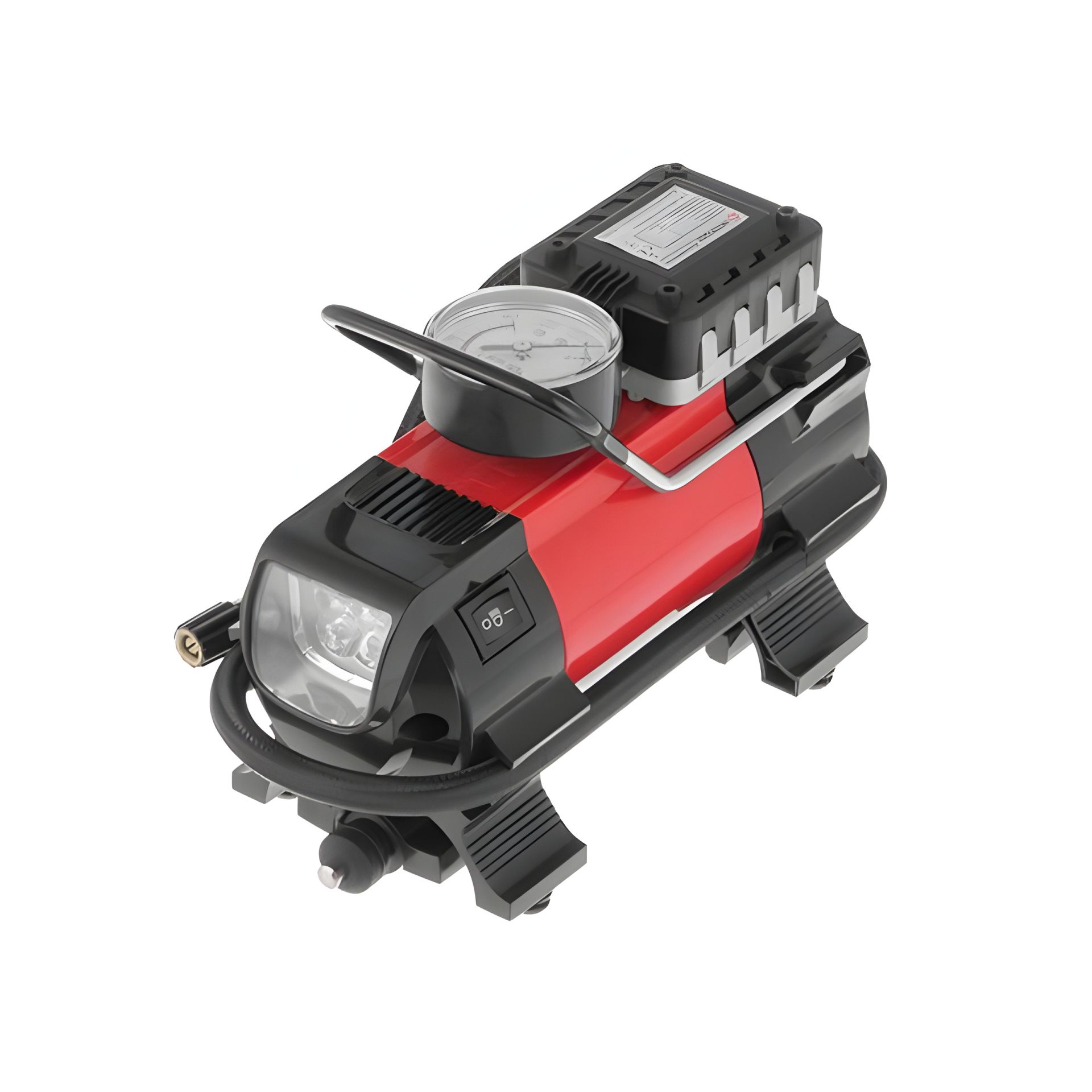 Автомобільний компресор 12 В, один циліндр 19 мм INTERTOOL AC-0001 Автомобільний компресор 12 В, один циліндр 19 мм INTERTOOL AC-0001