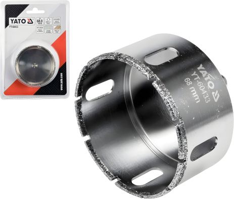 Сверло для керамики и греса Ø 68 мм, YaTo YT-60433