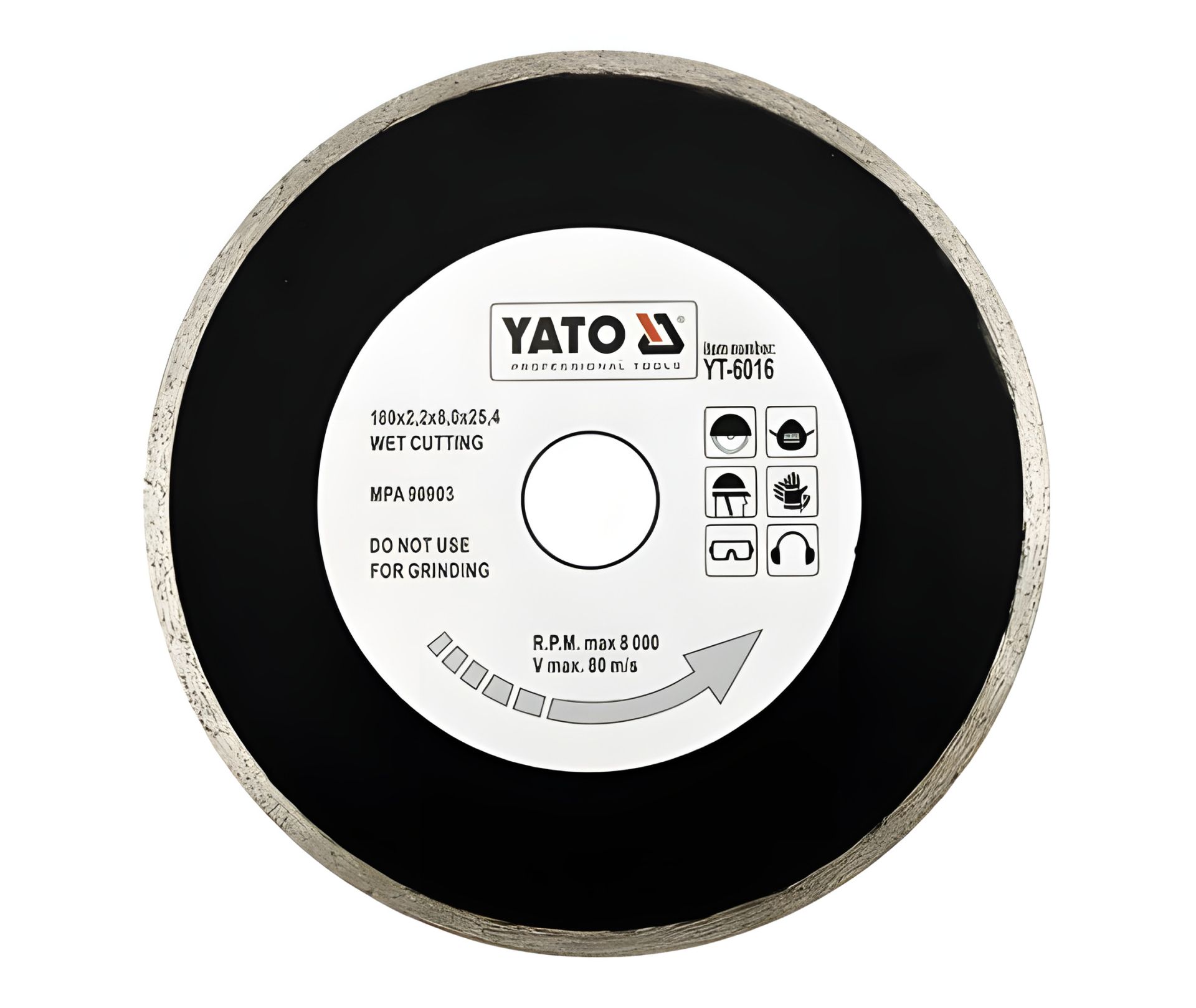 Алмазне коло для верстата Yato YT-6016 180 мм х 25,4 мм Алмазне коло для верстата Yato YT-6016 180 мм х 25,4 мм