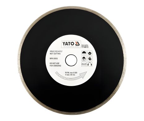 Алмазний диск для плитки 230 мм Yato YT-6015