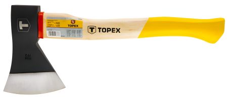 Топор Topex 1600 г, деревянная рукоятка, кованая головка, зонная закалка, DIN5131 / DIN7294 (05A146)