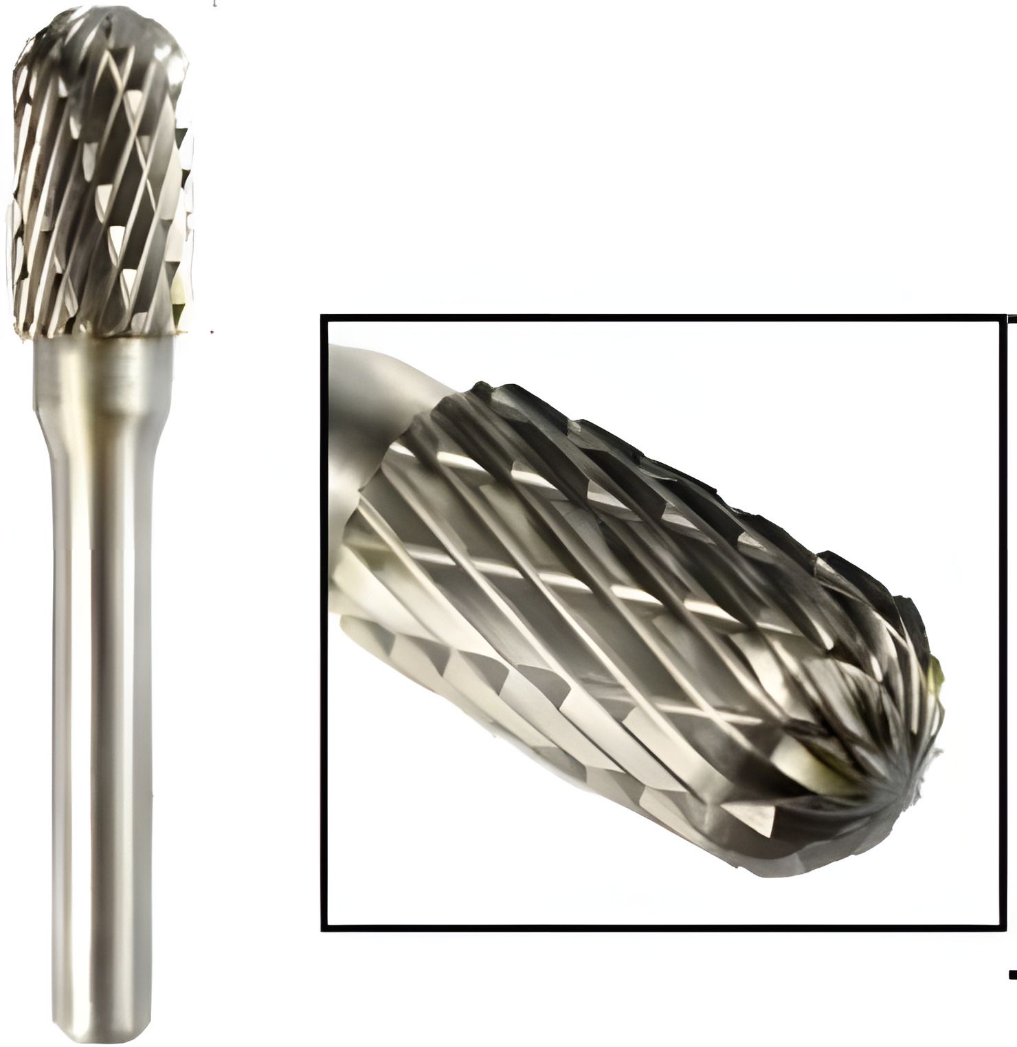 Цилиндрическая закругленная шарошка 6 мм ZHWEI Z-СX06 Цилиндрическая закругленная шарошка 6 мм ZHWEI Z-СX06