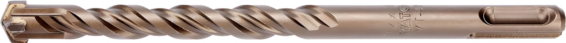 Бур с крестовидной головкой по бетону SDS+ 12х160 мм Yato YT-4214 Бур с крестовидной головкой по бетону SDS+ 12х160 мм Yato YT-4214