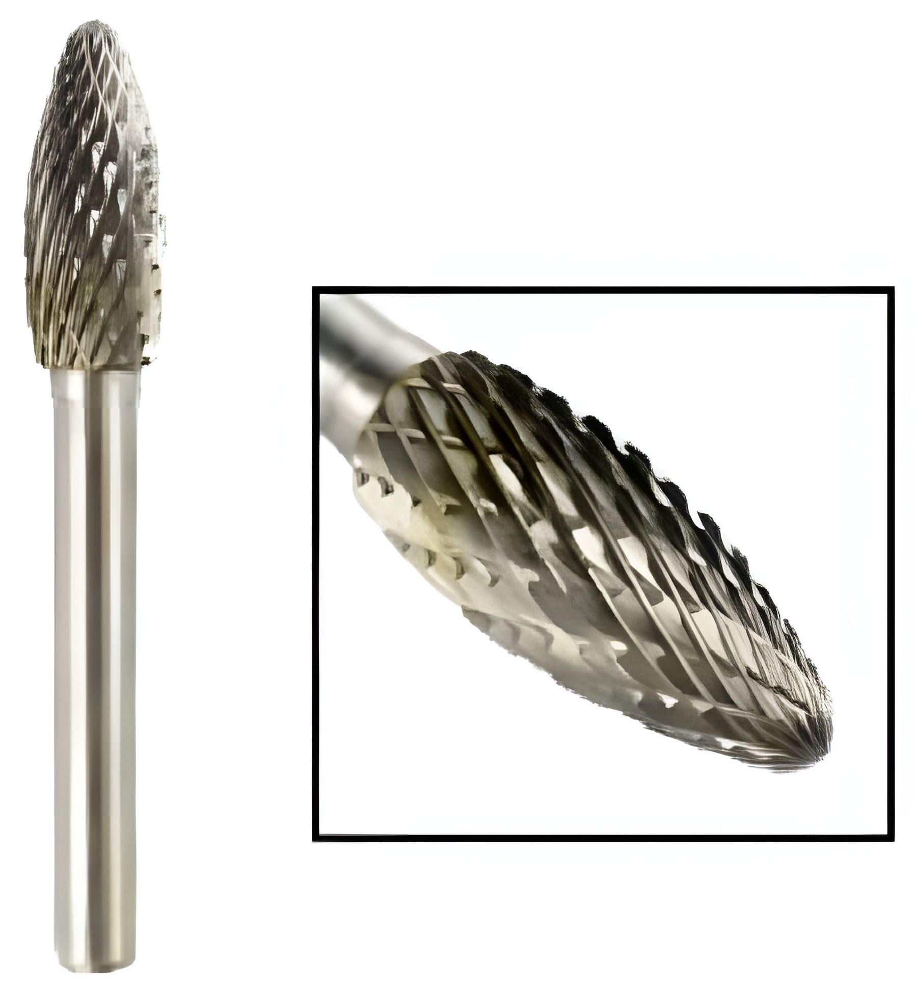 Шарошка овальная вытянутого типа 12 мм ZHWEI Z-HX12 Шарошка овальная вытянутого типа 12 мм ZHWEI Z-HX12