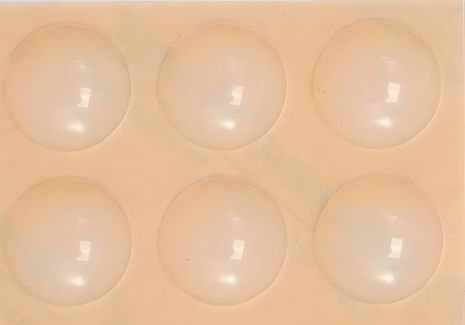 Прокладка силіконова самоклеюча під ніжки меблів, 19 мм, набір 6 шт [32/576] Vorel 74914