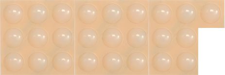 Прокладка самоклеюча силіконова під меблі, 8 мм, набір 25 шт [32/576] Vorel 74910