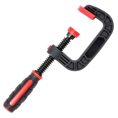 Струбцина типу "C", 3"/75мм, нейлонова INTERTOOL HT-6012