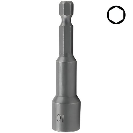 Шуруповерт головка на 7 мм L65 мм TOPTUL BEAA0807