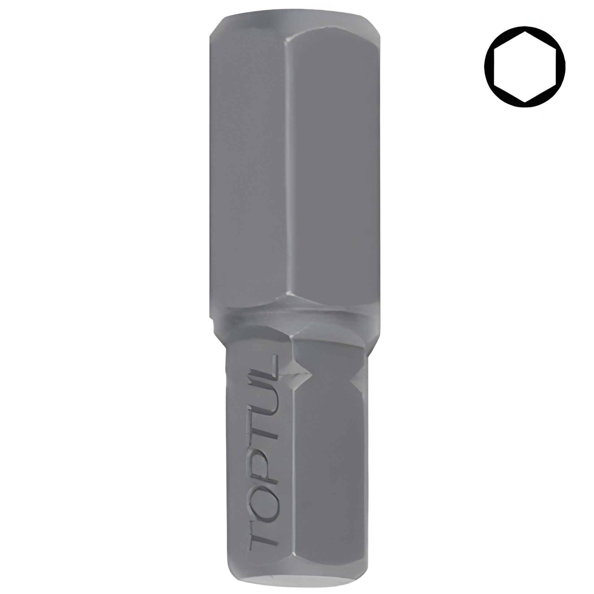 Насадка HEX7 мм L30 мм 10 мм TOPTUL FSDA1207 Насадка HEX7 мм L30 мм 10 мм TOPTUL FSDA1207
