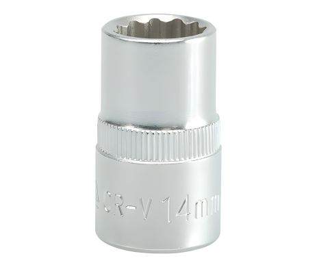 Коротка 12-гранна торцева головка 1/2" 14 мм Yato YT-1276